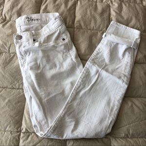 J.Crew White Toothpick Skinny Jeans 26 EUC FINAL